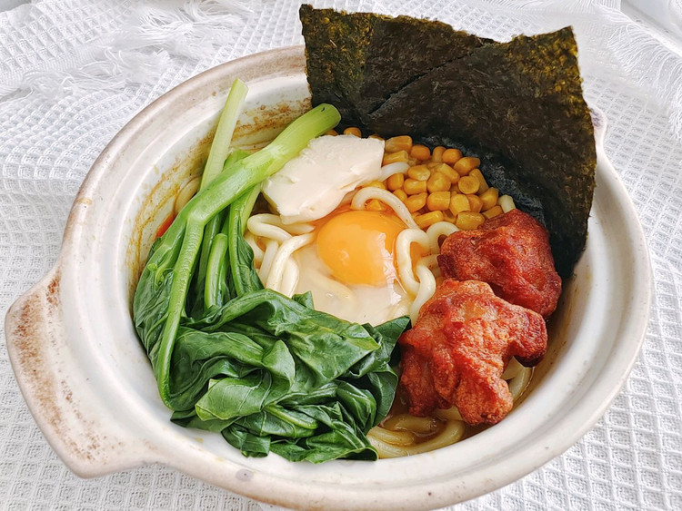 咖喱黄油乌冬面的做法