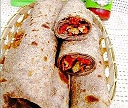 #助力高考营养餐#美式青柠辣汁鸡肉黑麦卷饼低脂饱腹营养快手的做法