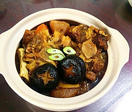 白萝卜炖牛尾的做法