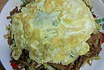 鸡蛋炒饼的做法