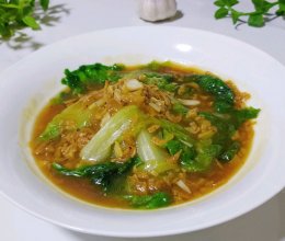 蒜油虾酱脆生菜的做法