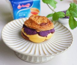 #pick哪种真芝味-爆浆流心#流心芝士紫薯挞的做法