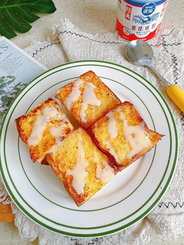 花生酱西多士的做法