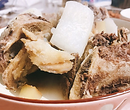 萝卜牛骨汤的做法