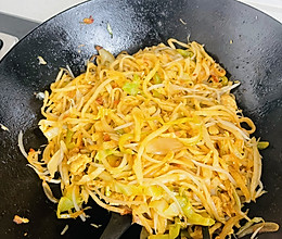 鸡蛋版炒饼丝的做法