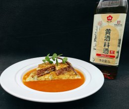 #红梅黄酒料酒家宴争霸赛#浇汁夹沙牛肉的做法