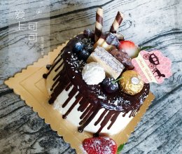 巧克力淋面蛋糕#松下烘焙盛宴#的做法