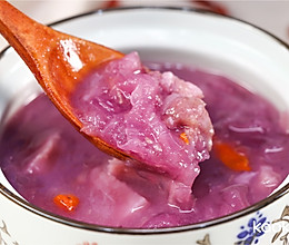 #吃出健康，解决假胖#养颜甜汤｜紫薯芋头银耳羹的做法