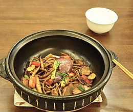 干锅茶树菇-米饭杀手的做法