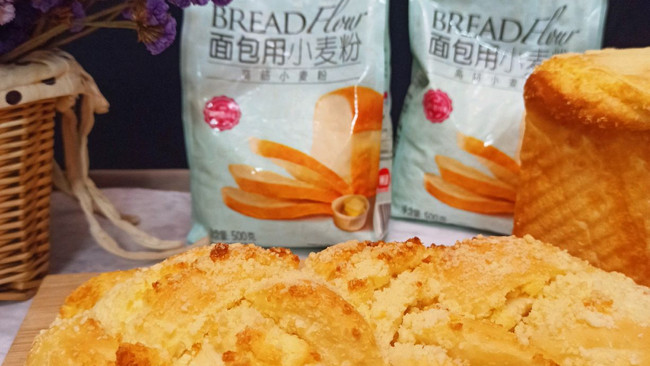 #爱好组-高筋#双倍浓椰蓉面包的做法