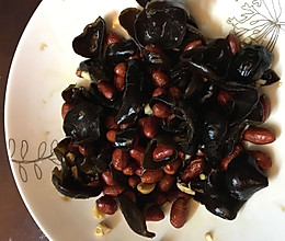 陈醋木耳花生米的做法