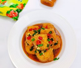 #轻食季怎么吃#油豆腐酿肉的做法