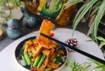 青蒜烧豆腐的做法