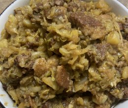 猪肉烩酸菜的做法