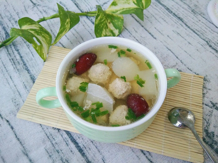 萝卜丸子汤的做法