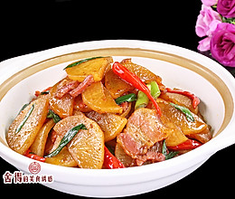 初冬乍寒【腊味萝卜】养养身的做法