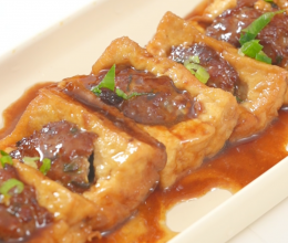 豆腐酿肉的做法