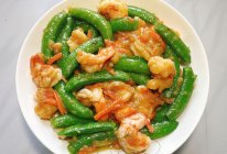 #外婆乡炒出火锅香# 甜豆炒大虾的做法