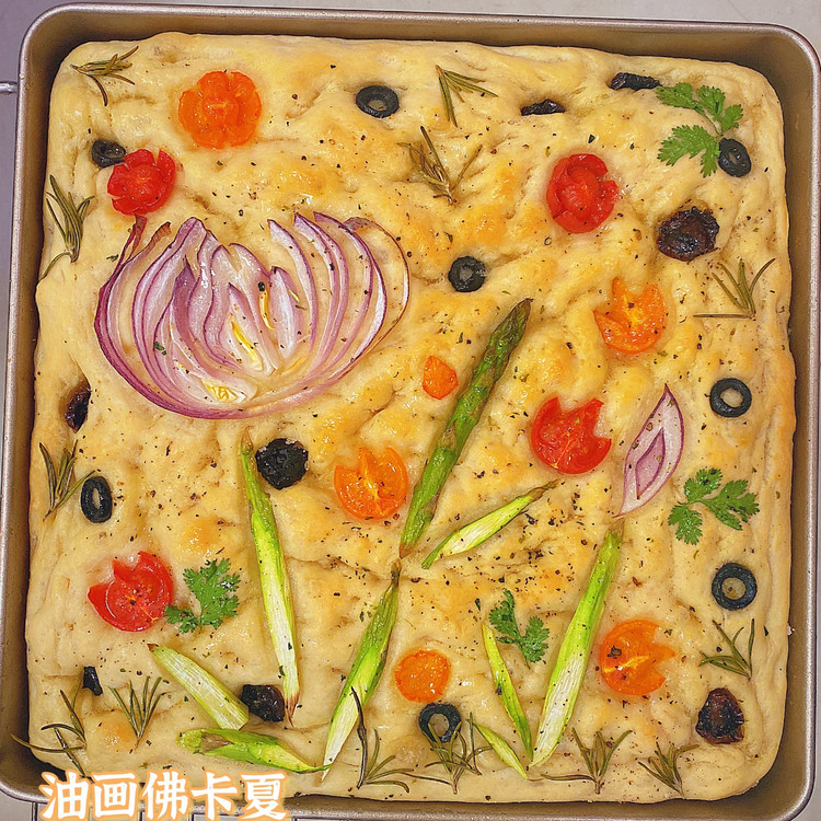 油画佛卡夏的做法