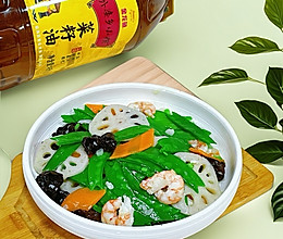 #菜油就选外婆乡，新鲜开榨抢先尝#荷塘月色的做法
