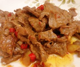 香辣爆炒牛肉的做法