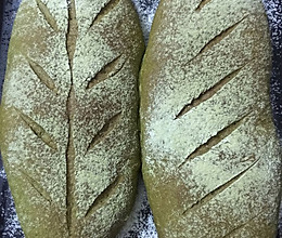 抹茶软欧面包的做法
