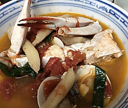 蟹味海鲜面疙瘩的做法
