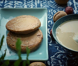 红枣核桃汁和渣渣饼的做法