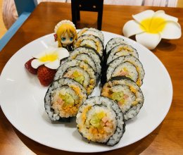 #餐桌上的春日限定#紫菜包饭寿司卷的做法