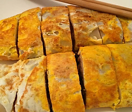 #维尼的私房小厨#什锦鸡蛋饼的做法