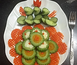 南瓜晾苦瓜的做法