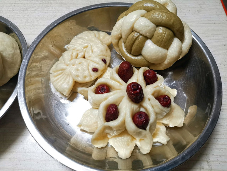 花型馒头的做法