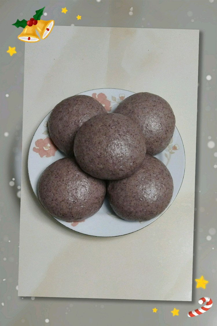 黑米馒头（简单好吃）的做法