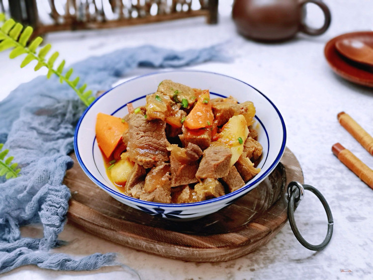 沙茶炖牛肉的做法