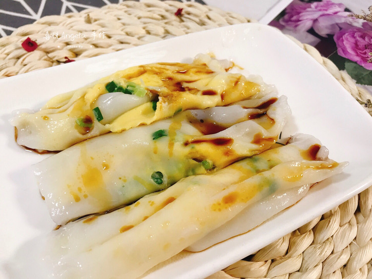 在家也能吃上美味的肠粉的做法