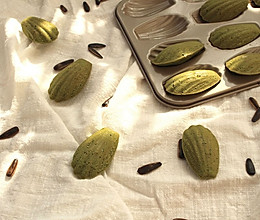 抹茶瓜子仁玛德琳（植物油版）的做法