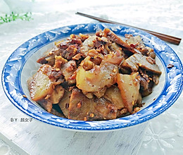 辣椒籽爆炒猪头肉的做法