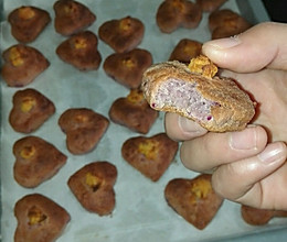 紫玉杂粮消化饼的做法