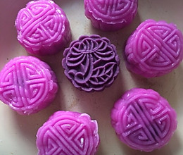 紫薯冰皮月饼的做法