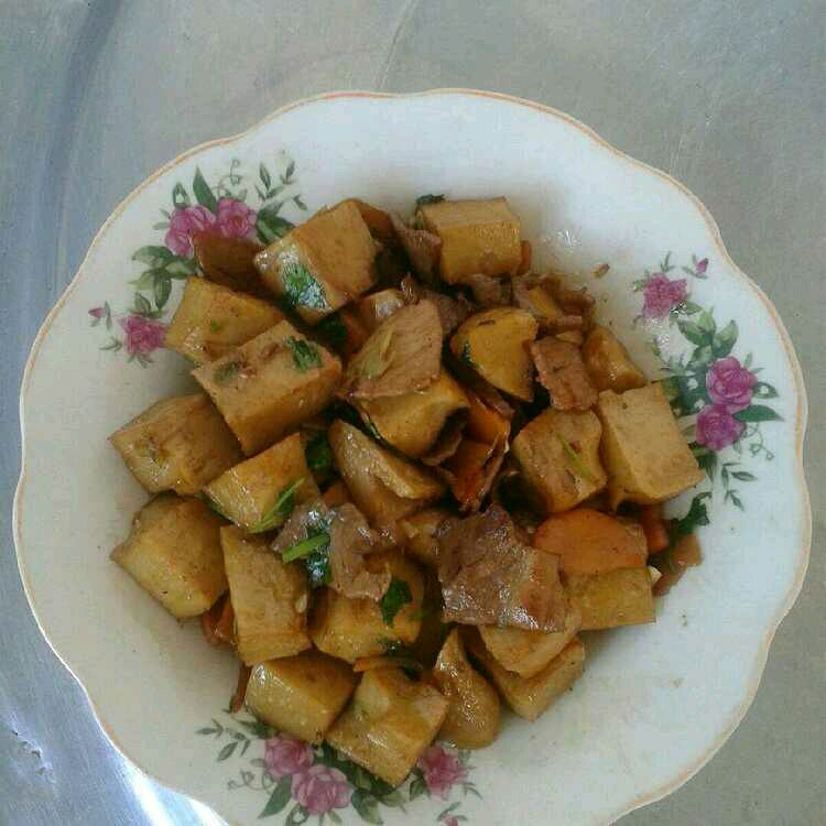 炒面筋的做法