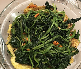 菠菜鸡蛋的做法