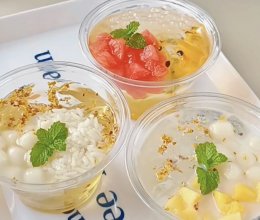 教你在家做高颜值，好吃又简单的冰粉，附饮品糖浆制作的做法