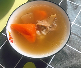 营养苹果胡萝卜无花果筒骨汤的做法