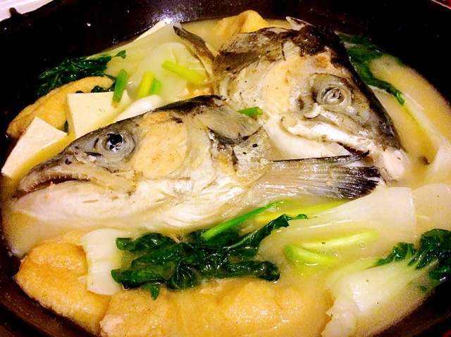 三文鱼头豆腐汤的做法