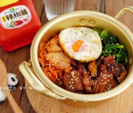 韩式烤肉拌饭的做法