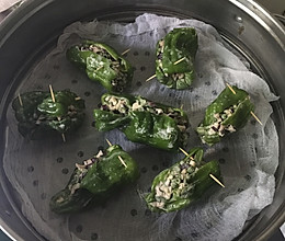 茄子豇豆辣椒包（素馅）的做法