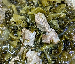 掌头肉炖咸菜的做法