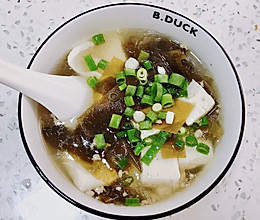 嫩豆腐海带汤（真的很好喝）的做法