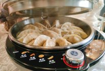 #利仁小钢人电饼铛#莲藕鲜肉锅贴的做法