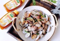 #鸡汁入家宴 感恩正当“食”#九层塔炒花蛤的做法
